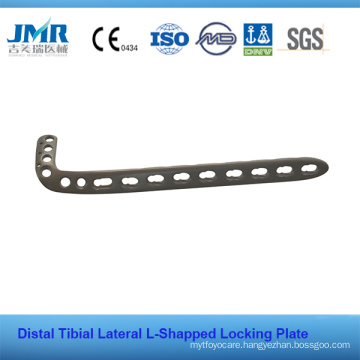 Distal Tibial Lateral L- Shaped Locking Plates Orthopedic Implant